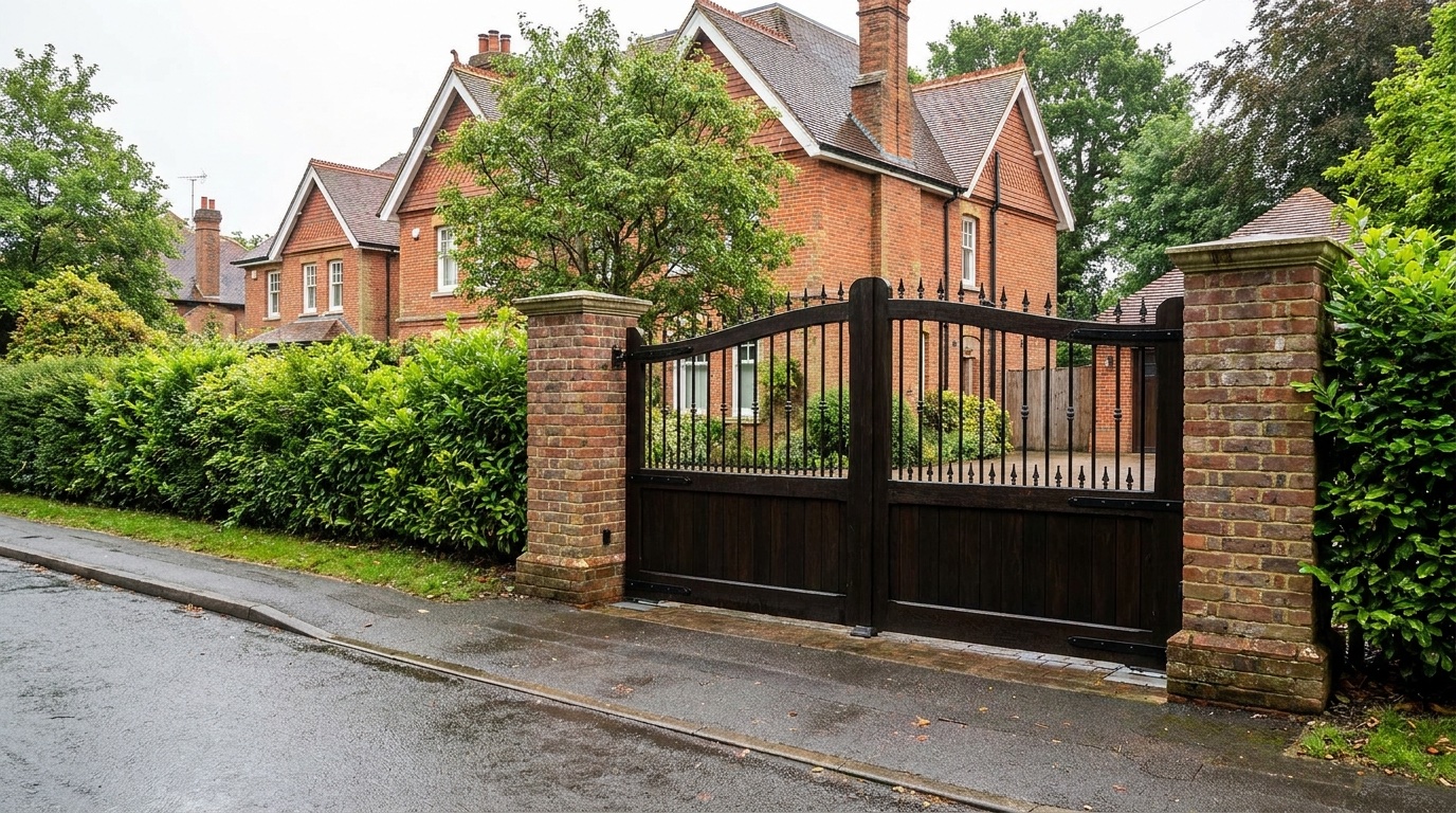 Electric gates in Harpenden