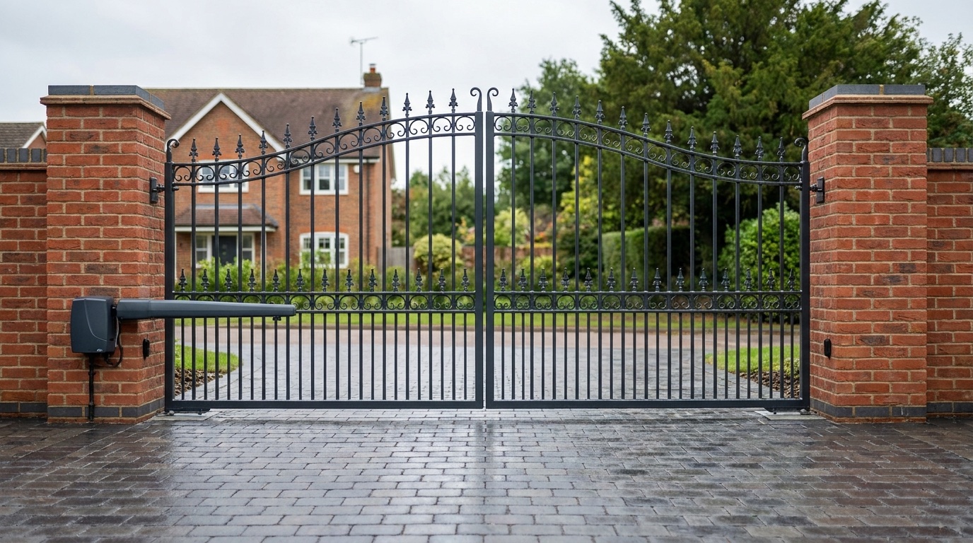 Automatic gate installation and commissioning by Hertfordshire Gates