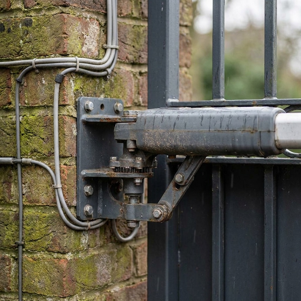 Bespoke metal driveway gates with electric automation